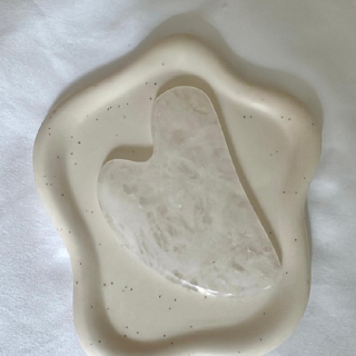 gua sha blanco